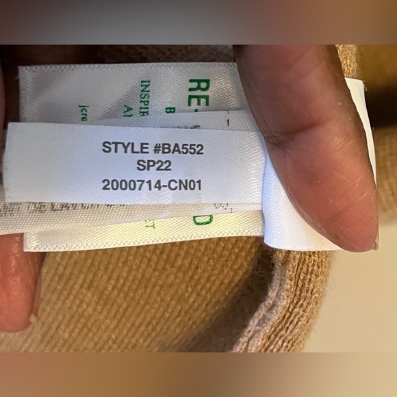 J. Crew Eloise Sweater-Blazer In Tan Size Medium Lighter-weight Cotton Blend - Picture 8 of 10